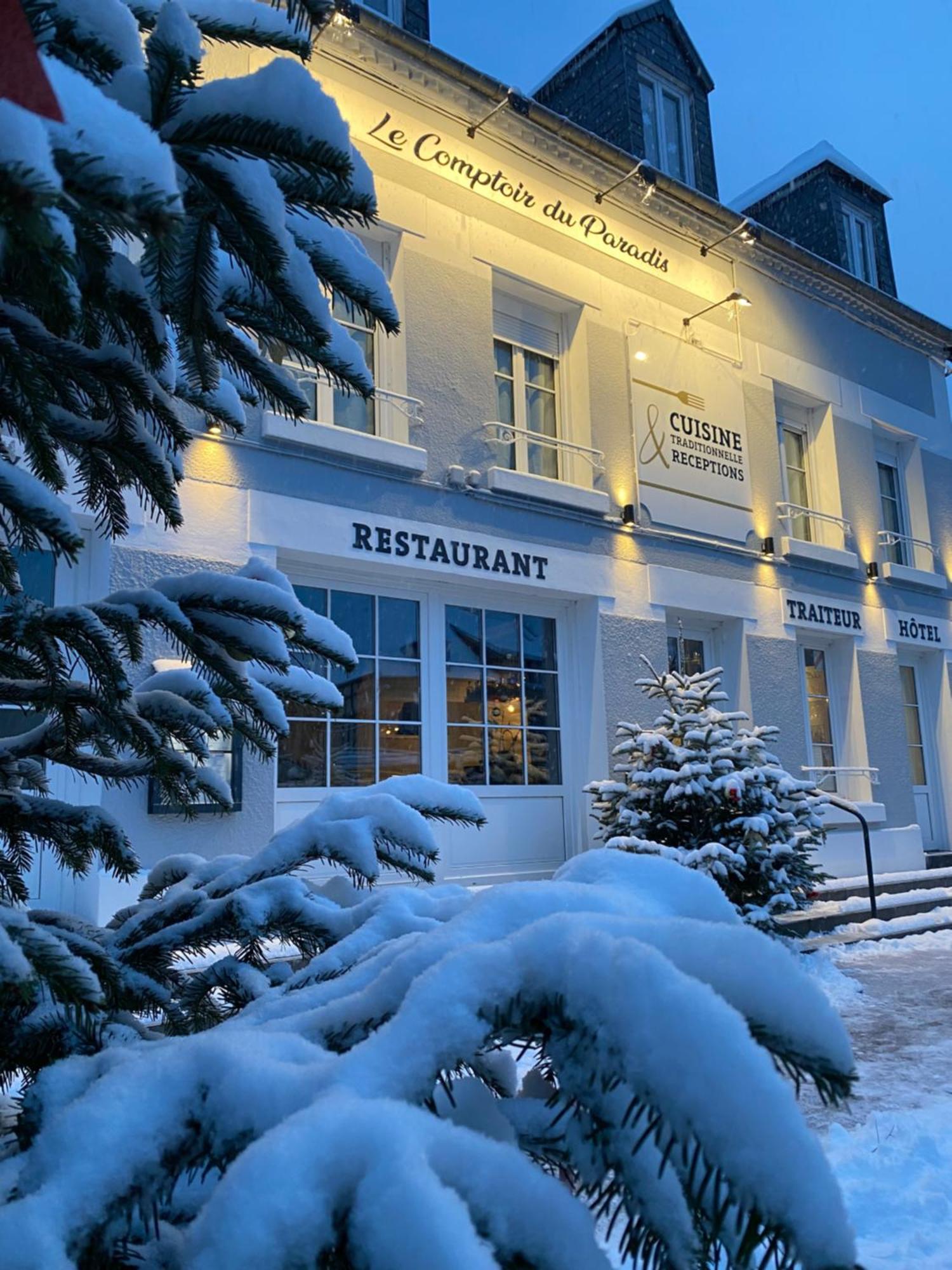 Le Comptoir Du Paradis La Ferte-Frenel Bagian luar foto